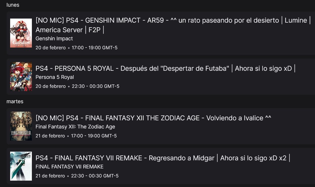 CynellsVG's tweet photo. Listo, semana programa a full y ahora si la completaré ^^

#GenshinImpact #Persona #P5R #P4G #FinalFantasy #FF7R #FFXII #GranTurismo #GT7 #GTSport #ValkyriaChronicles #VC3 #VC4 #PSO2NGS #NieRAutomata #PES2019 #eFootball2023 #Xenosaga https://t.co/j2tjanK6Cj