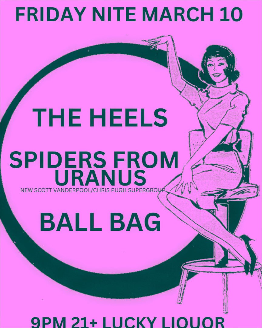 TheHeelsRawk's tweet photo. At Lucky Liquor on March 10–See you there! https://t.co/sIk46gyuA0