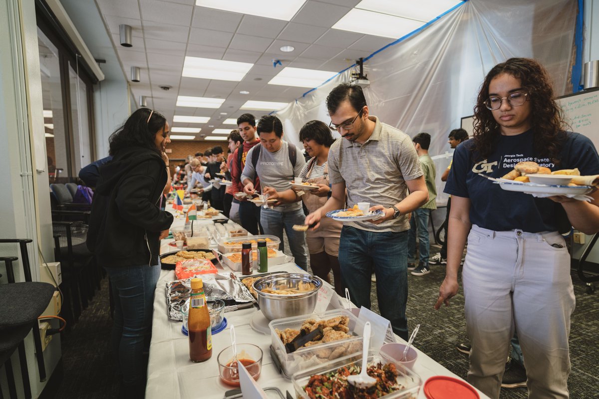 asdl_gatech's tweet photo. We had a successful Taste of ASDL event today, where foods from over 15 different countries were represented. All of the dishes were made by our ASDL students! We would like to thank everyone who participated in today's event.

@GTaerospace https://t.co/uBHtrOYPS6