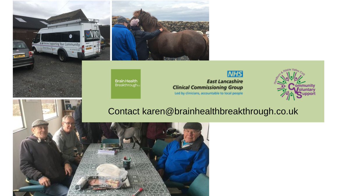 brainhealthCIC's tweet image. We have some fully funded spaces for #veterans and service personnel , who live in the #Hyndburn and #RibbleValley area, to participate in private sessions of equine facilitated learning (EFL) designed to improve wellness and mental health. @VICrossendale