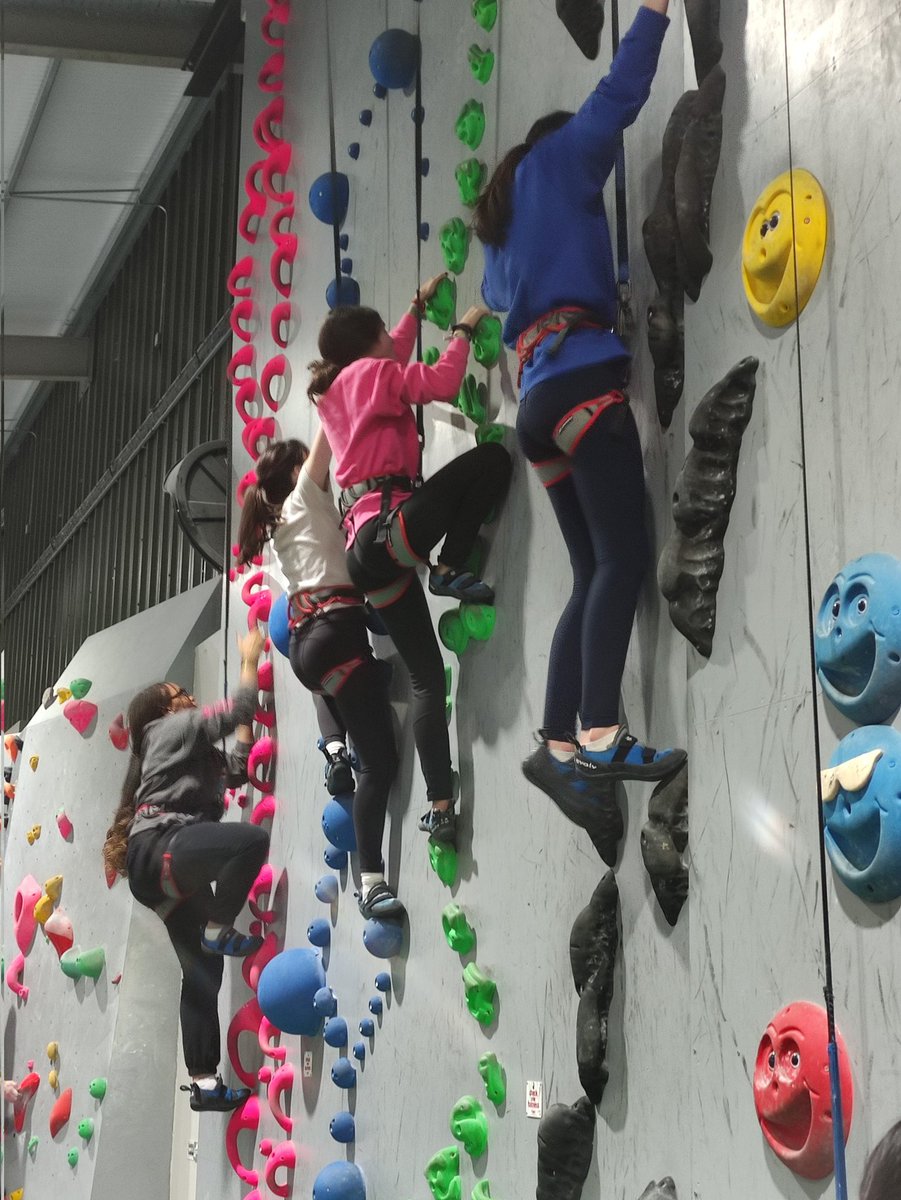 DirectorSixth's tweet photo. Pupils enjoying the inaugural Monday night climb club. https://t.co/SFKrF6xmhK