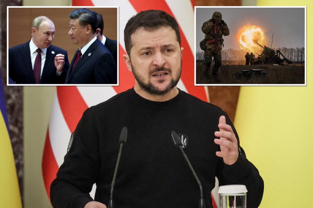 Ukraine President Volodymyr Zelensky warns China backing Russia in Ukraine would mean World War III 😳