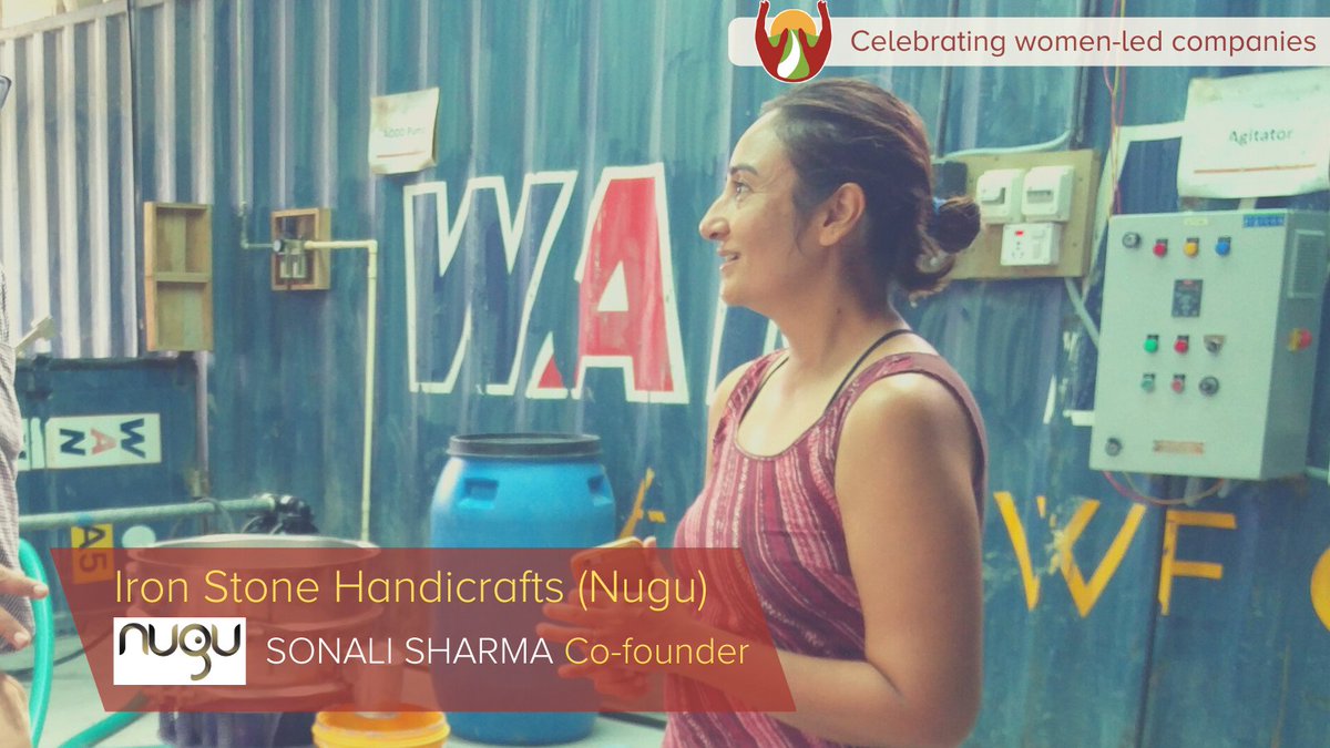 Under the brand name Nugu Handmade, #womenled #socent Iron Stone works with local artisans to create handmade ironstone dining and decor products for the hospitality and retail markets in major cities across India. Here's more on their impact: upayasv.org/blog/karthik-n…