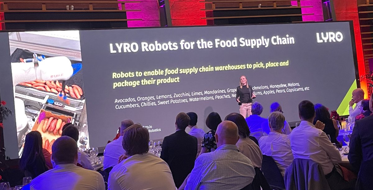 Arianna Sippel (@ariannasippel) on Twitter photo Great pitch from <a href="/NicoleRobinsone/">Nicole Robinson</a> <a href="/LYRO_robotics/">LYRO Robotics</a> at last nights <a href="/evokeAG/">AgriFutures evokeAG</a> Investor Dinner. Check out their raise on growAG bit.ly/415tQXP Great pitch from <a href="/NicoleRobinsone/">Nicole Robinson</a> <a href="/LYRO_robotics/">LYRO Robotics</a> at last nights <a href="/evokeAG/">AgriFutures evokeAG</a> Investor Dinner. Check out their raise on growAG bit.ly/415tQXP