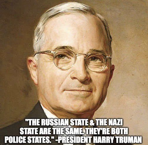 DannyVoglesong's tweet image. #GermanNaziTyranny=#RussianCommunistTyranny=Both are #PoliceStates said #USPresident #HarryTruman
