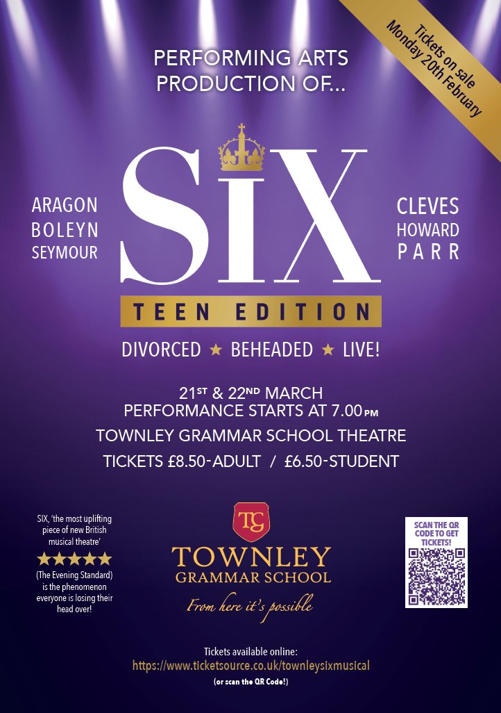 History's about to get overthrown...
ticketsource.co.uk/townleysixmusi…