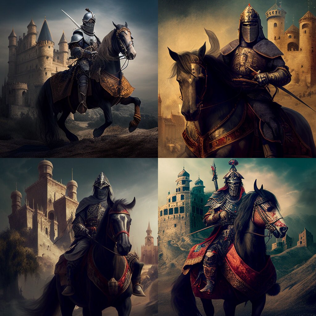 lucrincon's tweet photo. Me ha dado por probar la #AI @midjourney y aquí algunos resultados de mis intentos 🧵👇🏼

1. La versión samurai de El Cid Campeador https://t.co/XAXocVU7Qy