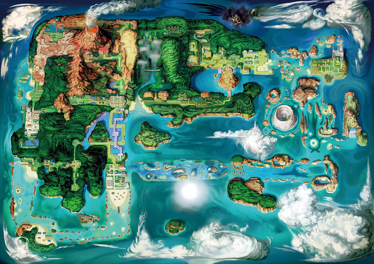 DraValdis's tweet photo. ¿Cuál es tu región Pokémon favorita? Sin justificar nada. 
La mía Hoenn❤ https://t.co/x8pabHJi0C