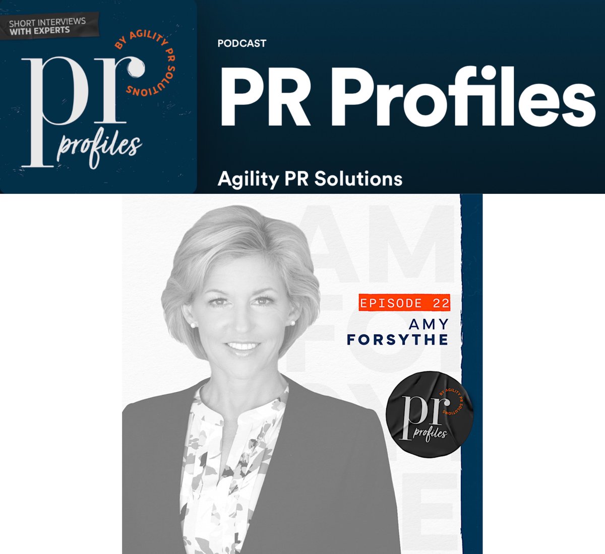 amy_forsythe's tweet photo. 🌍Working with international media while on an overseas assignment was always my favorite part of being a Navy Public Affairs Officer. 🇺🇸⚓️
💯I shared my experiences on Ep. 22 of #PRProfiles by @AgilityPRS! Watch or listen here: https://t.co/nYXKGipQcg https://t.co/FiNQKK3LPR