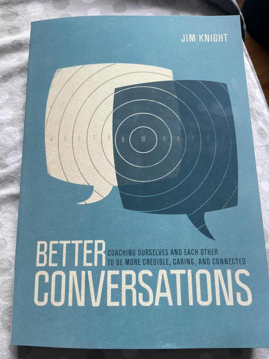 Finished Better Conversations by <a href="/jimknight99/">Jim Knight 🇺🇦</a>. 

Big takeaways include: asking better questions that start with either: why, how, or what if. Redirecting toxic conversations: name it, reframe it, &amp; tame it!  <a href="/KarenMedana/">Karen Medana</a> <a href="/kylecraighead85/">Kyle Craighead</a> #SumnerAchieves