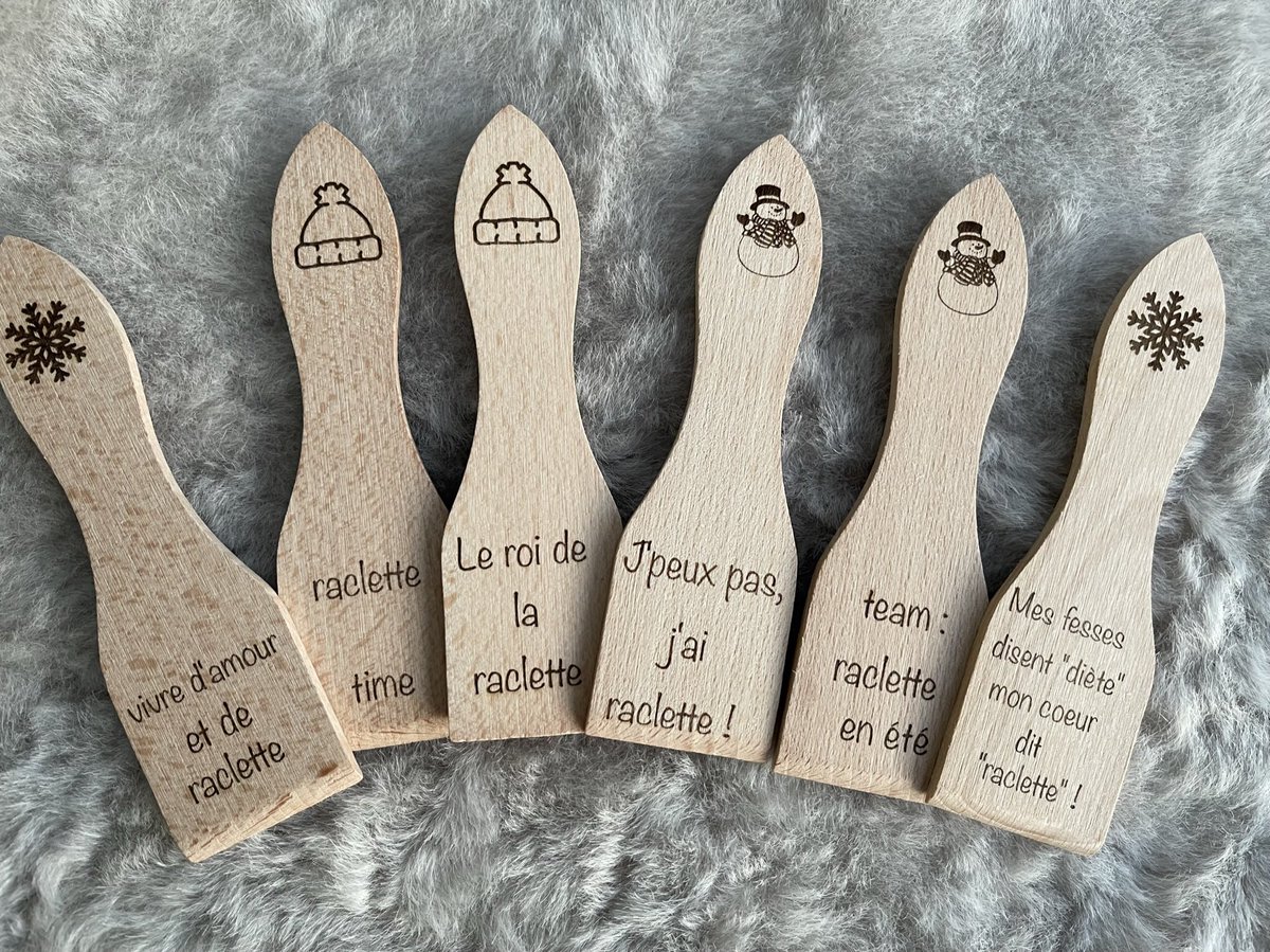 McpCreations's tweet photo. #spatule #raclette #IdéeCadeau avec texte personnalisable #bois #hêtre #GravureLaser https://t.co/Fpa20KHVEK