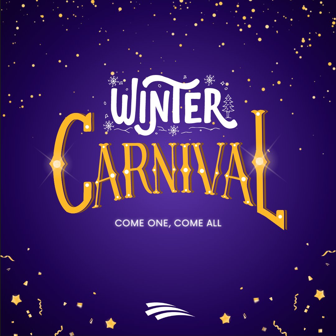 PanthersECC's tweet photo. Come one, come all! ECC is having a Winter Carnival tomorrow night at the Dale Howard Family Activity Center from 7-10 PM! Food, carnival games, prizes, music, and much more! See you tomorrow for the ECC Winter Carnival! 😊

#CreateYourExperience #ExperienceEllsworth https://t.co/Xn55YSw55c