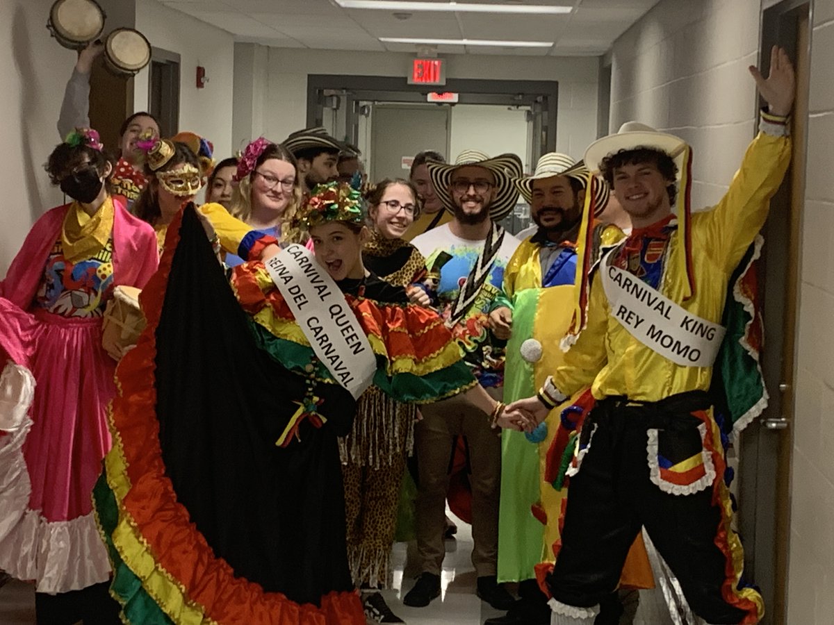 Tomorrow is Mardi Gras, and many of our students are celebrating with a Carnival parade through campus.  Check out the incredible costumes! #myiuk