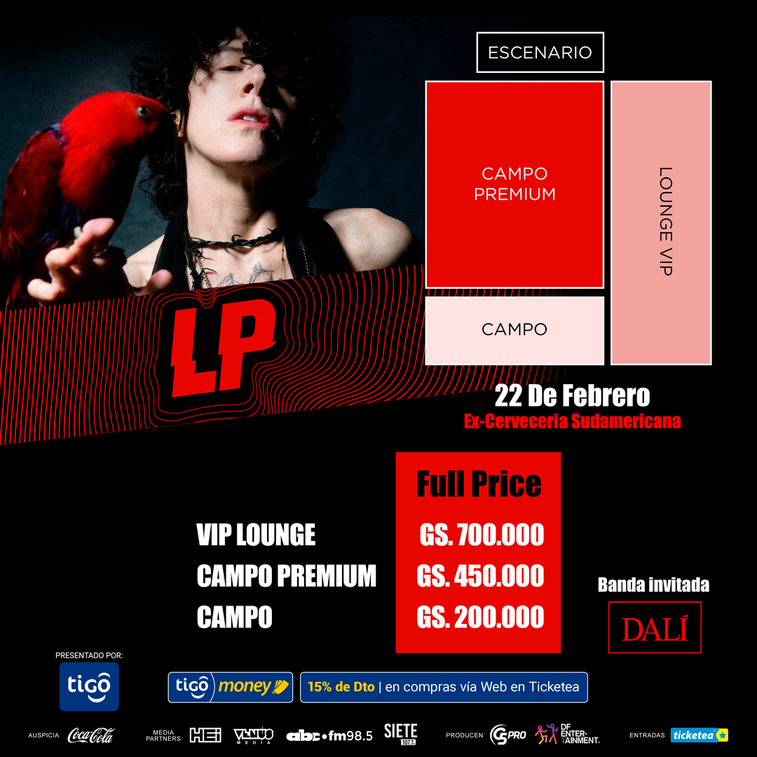 G5pro's tweet photo. 2๏ธโฃ dรญas para escuchar en VIVO a LP๐แดษด สแด แดx Cแดสแด แดแดแดสรญแด Sแดแด
แดแดแดสษชแดแดษดแด!โค๏ธโ๐ฅ
๐Banda Inivitada @dalimusicapy ๐ถ
๐๏ธ22 de Febrero
๐Beneficiate con el ๐๐ฒ๐๐ฐ๐๐ฒ๐ป๐๐ผ ๐ข๐ก๐๐๐ก๐ ๐ฑ๐ฒ๐น ๐ญ๐ฑ% ๐ฐ๐ผ๐ป ๐๐ข๐ ๐จ ๐๐จ๐ง๐๐ฒ
๐๏ธEntradas en @TicketeaPy
#LP2023Py https://t.co/q98rhXsPtL