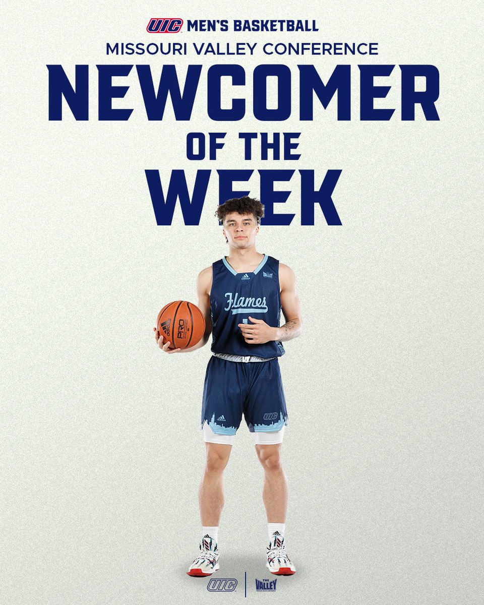 Jalen Jackson wins <a href="/MVCsports/">Missouri Valley Conference</a> Newcomer of the Week!

📄 uicflam.es/5s4

#FireUpFlames | <a href="/UICFlames/">UIC Flames 🔥</a>