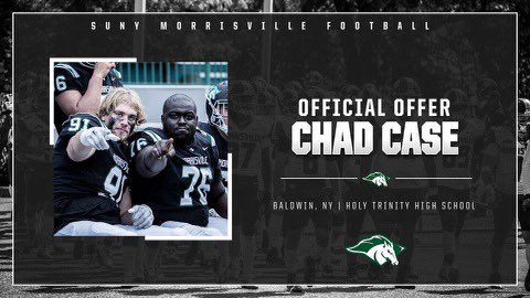 chad case (@chadcase19) on Twitter photo After a great visit and conversation with <a href="/CoachElmore70/">Tyler Elmore</a> I’m proud to announce that I have earn an offer to further my academic and athletic career at <a href="/MvilleMustangFB/">SUNY Morrisville Football</a> <a href="/HTHS_Athletics/">Holy Trinity Titans</a> <a href="/pstnyc/">PSTNYC</a> <a href="/RecruitHTFB/">RecruitHTFB</a> <a href="/CoachWest5/">CoachWest</a> <a href="/CoachMIT11/">Coach MIT</a> <a href="/coachwhizzy/">COACH WHITE/TRUE GRITT29</a> After a great visit and conversation with <a href="/CoachElmore70/">Tyler Elmore</a> I’m proud to announce that I have earn an offer to further my academic and athletic career at <a href="/MvilleMustangFB/">SUNY Morrisville Football</a> <a href="/HTHS_Athletics/">Holy Trinity Titans</a> <a href="/pstnyc/">PSTNYC</a> <a href="/RecruitHTFB/">RecruitHTFB</a> <a href="/CoachWest5/">CoachWest</a> <a href="/CoachMIT11/">Coach MIT</a> <a href="/coachwhizzy/">COACH WHITE/TRUE GRITT29</a>