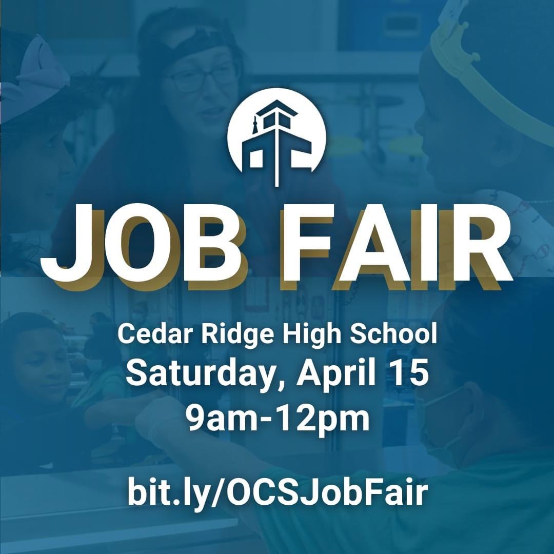 OrangeCoSchools's tweet image. Start your OCS journey at our district-wide Job Fair for all certified &amp;amp; classified positions. Register: bit.ly/OCSJobFair 🧵🪡

Hiring supervisors offer a one-stop experience from application to provisional job offer for all openings. #MyOCSJourney #WorkforOCS #OCSInspires