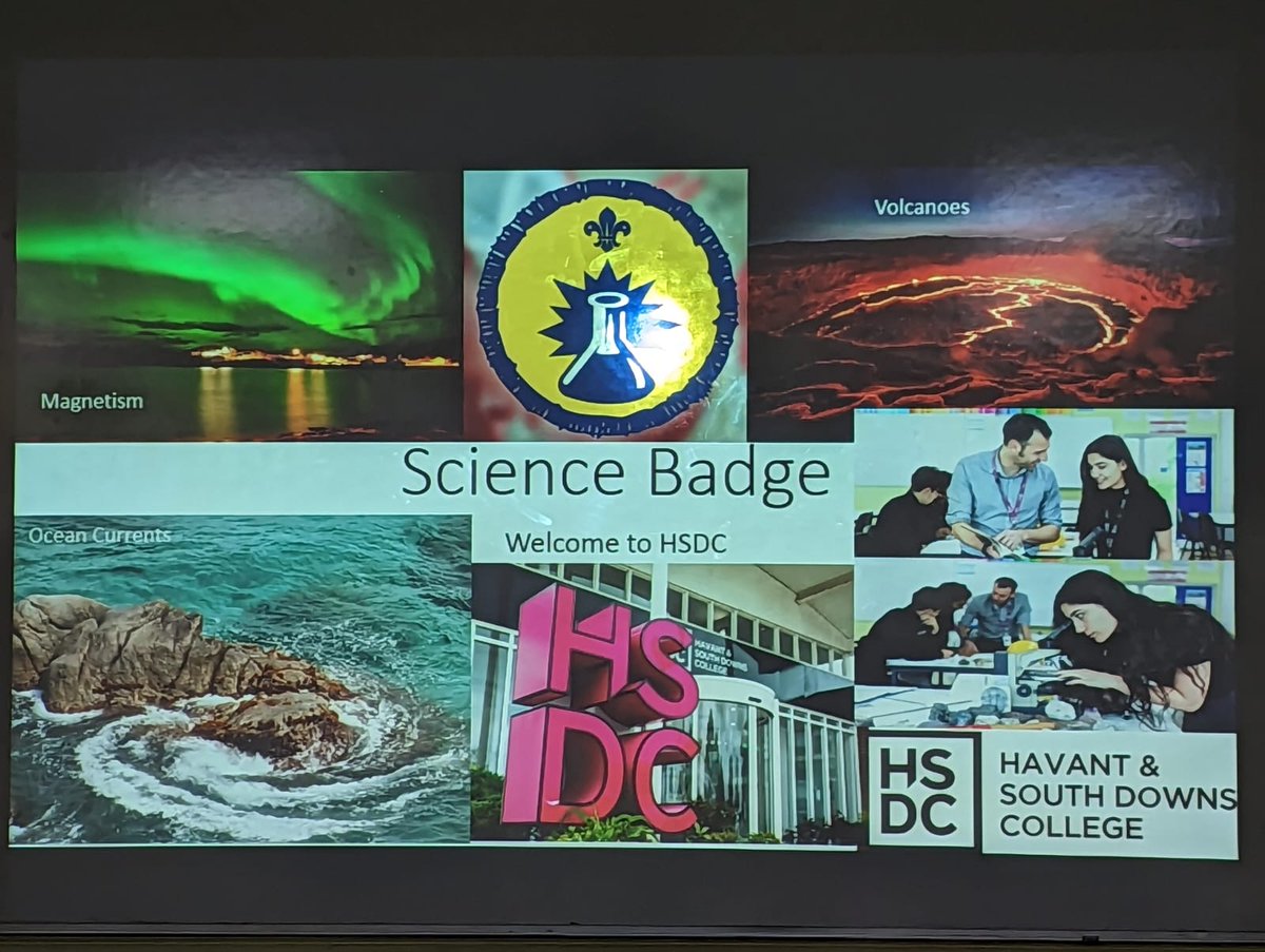 Beavers science badge....magnetism...ocean currents and volcanoes. @Be_HSDC @ESTA_UK @JMetcalfe123 @peteloader1