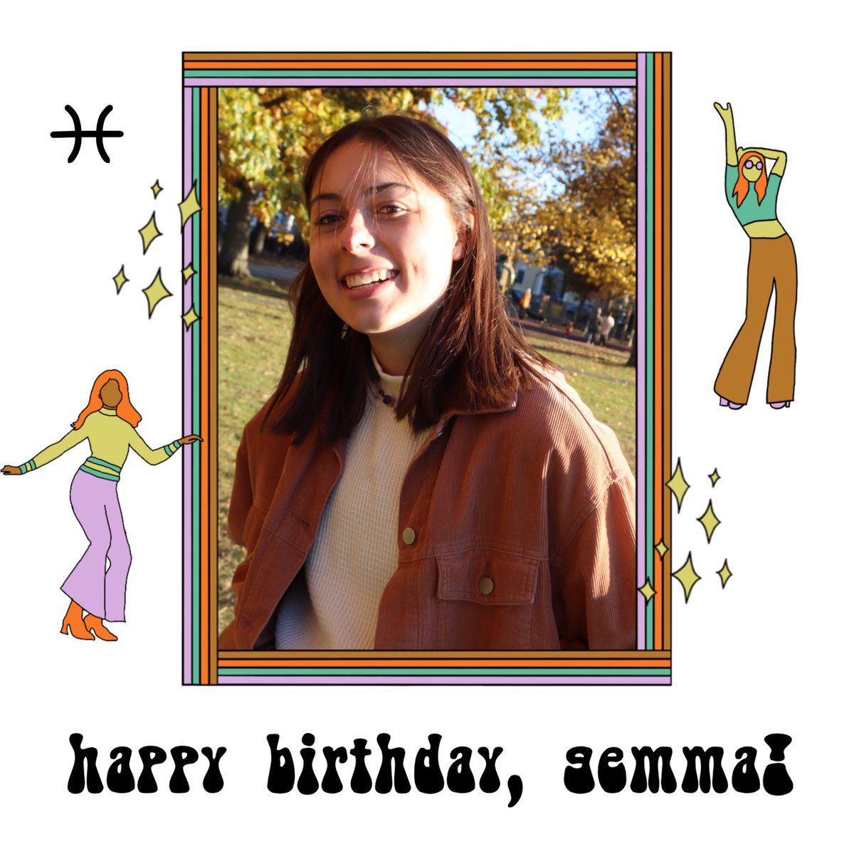 ChordiallyYours's tweet photo. happy birthday, president gemma 🫡 you deserve so much recognition for the work you put into leading this group + turning 22 the same year you're seeing taylor swift is so full circle of you 🤣 enjoy your birth and rhode island adventure..... https://t.co/O0tfpiCD1q