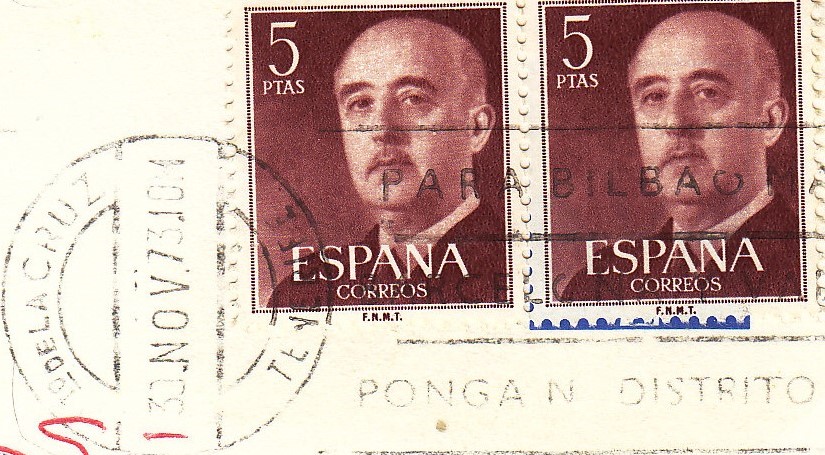 MarjeMolder's tweet photo. #philately #Spanish #Souvenir #postcard w/ 4 views + tourist map of #Tenerife #Spain largest of the Canary Islands PU #stamps 5 PTAS (1955) Mi: 1053  sent from PM #Tenerife Nov. 29, 1973 sent to #Victoria #BC #Canada #deltiology #timbres #estampillo #briefmarken https://t.co/77RkN4BrYx