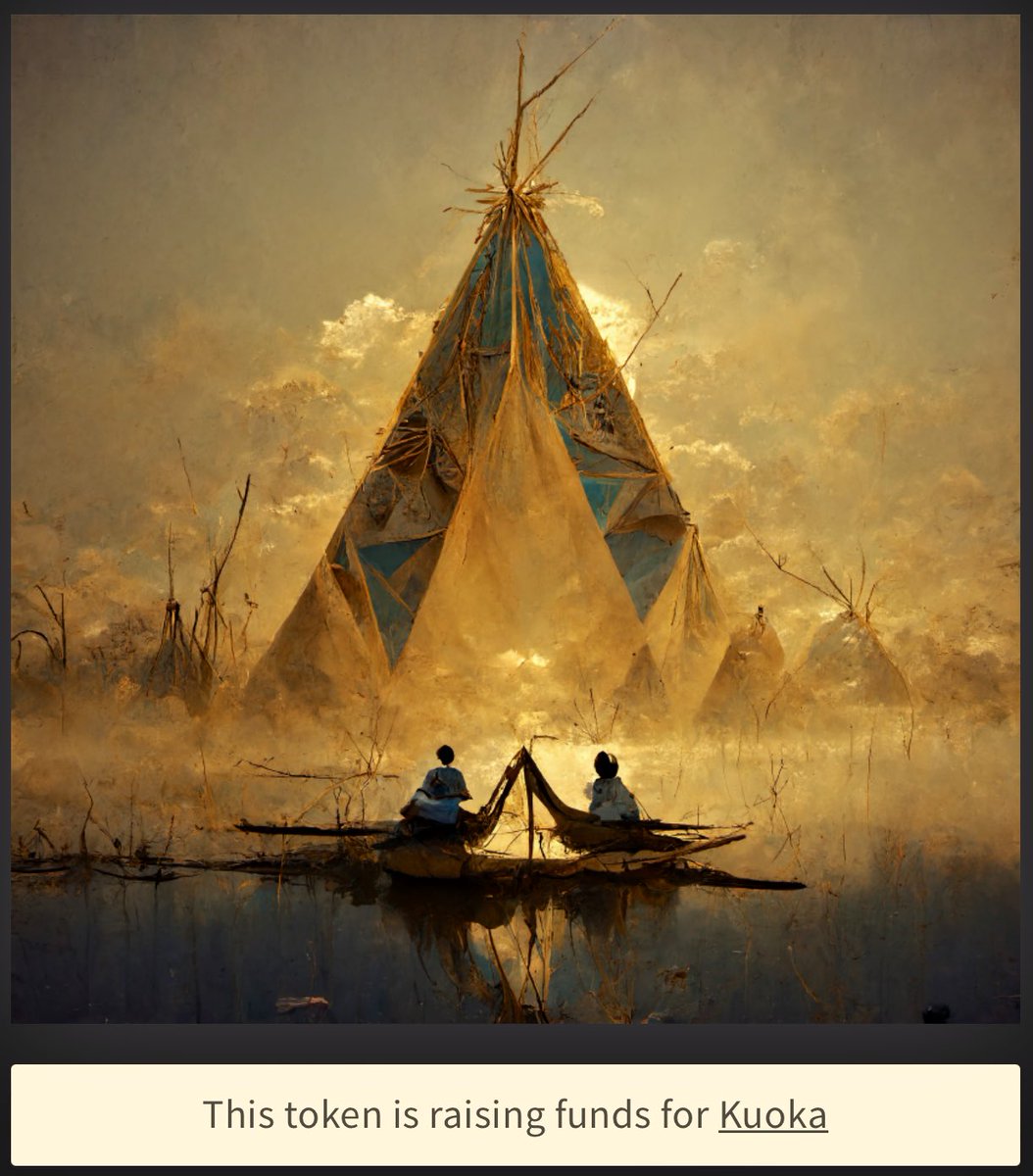 ▫️#BlackHistorymonth 

new tipi-fi🛸 30 day open edition  #Tezos4Africa

ᐅᐦᐱᑭᐣ 
ohpikin is #Cree for “Grow”🔥

10 xtz 100% designation

please support community initiatives for <a href="/KuokaProject/">KuokaProject #tezos4africa fundraiser is live!</a> (confirm fund allocation on bottom of list page) 

👉🏽 objkt.com/asset/KT1SdFby…