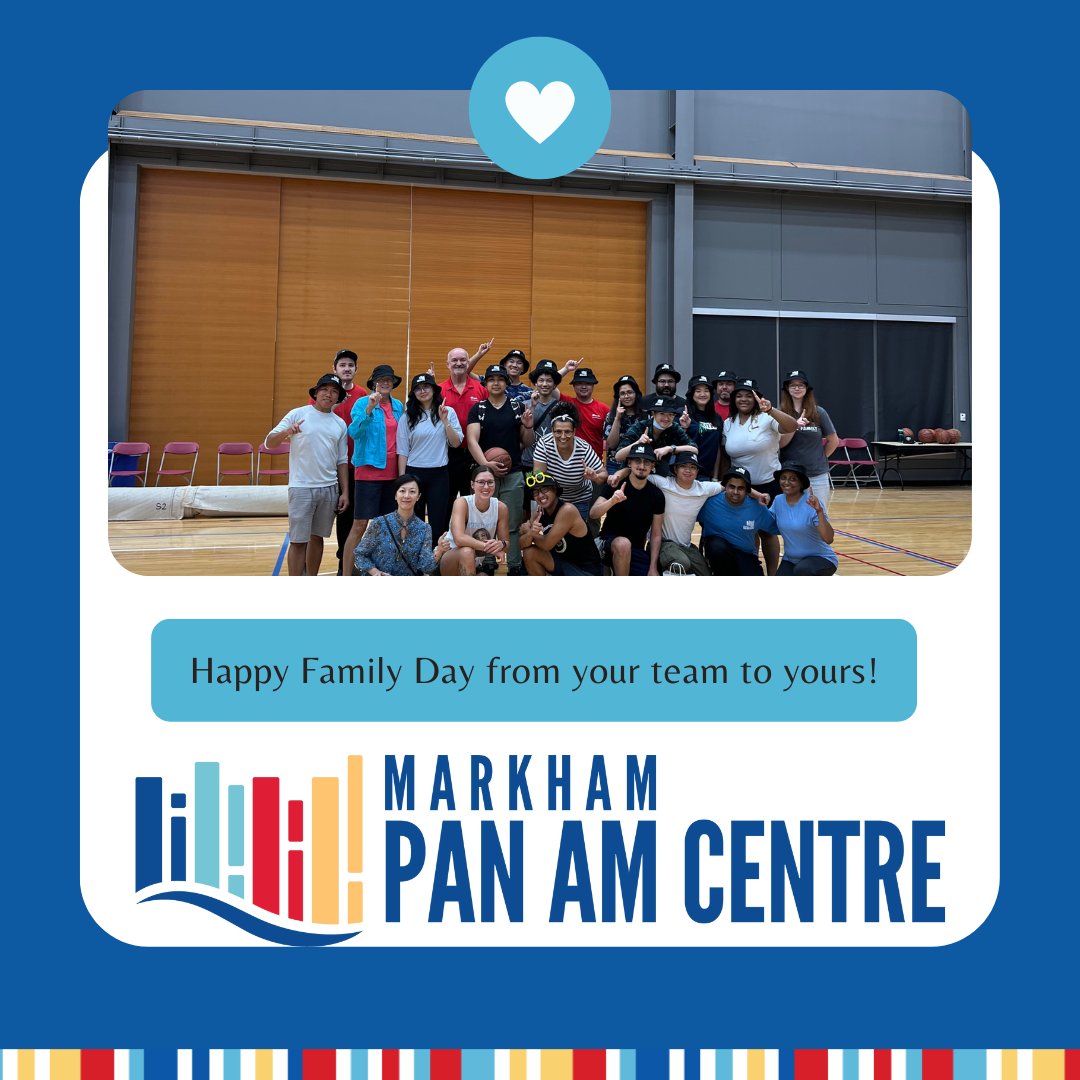 HAPPY FAMILY DAY! 

#markhampanamcentre #sportcomplex #familyday2023 #family #team #sports