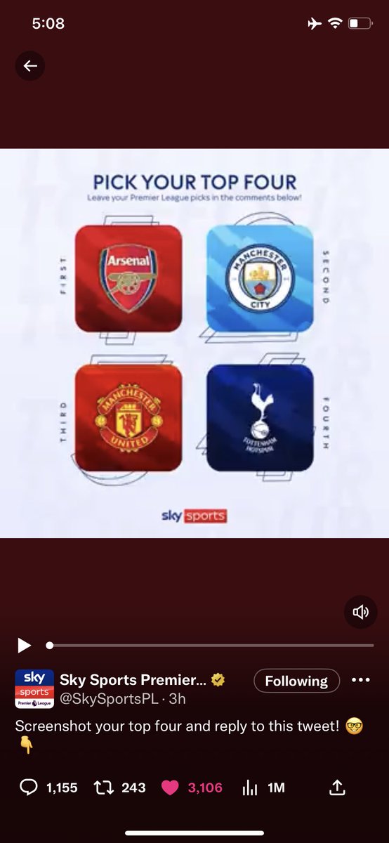 AidanMurfee's tweet photo. @SkySportsPL COYG https://t.co/mqbOKx11GR