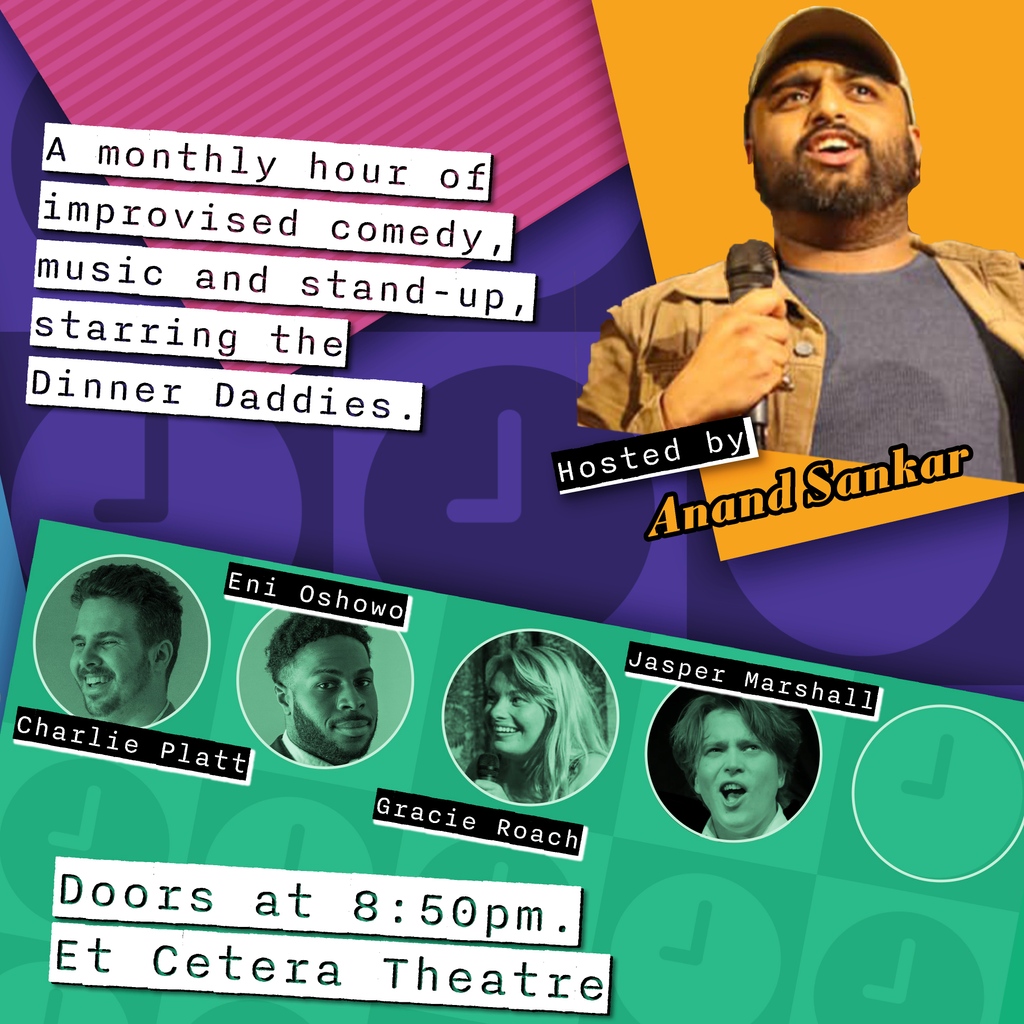 DaddiesDinner's tweet photo. It's the 9pm THURSDAY Show (back to Friday from next month) with special guest Abbie Edwards. Ticket link in bio.⁠
⁠
#pubtheatre #camden #comedyshow #etceteratheatre https://t.co/OVAOkJyri2