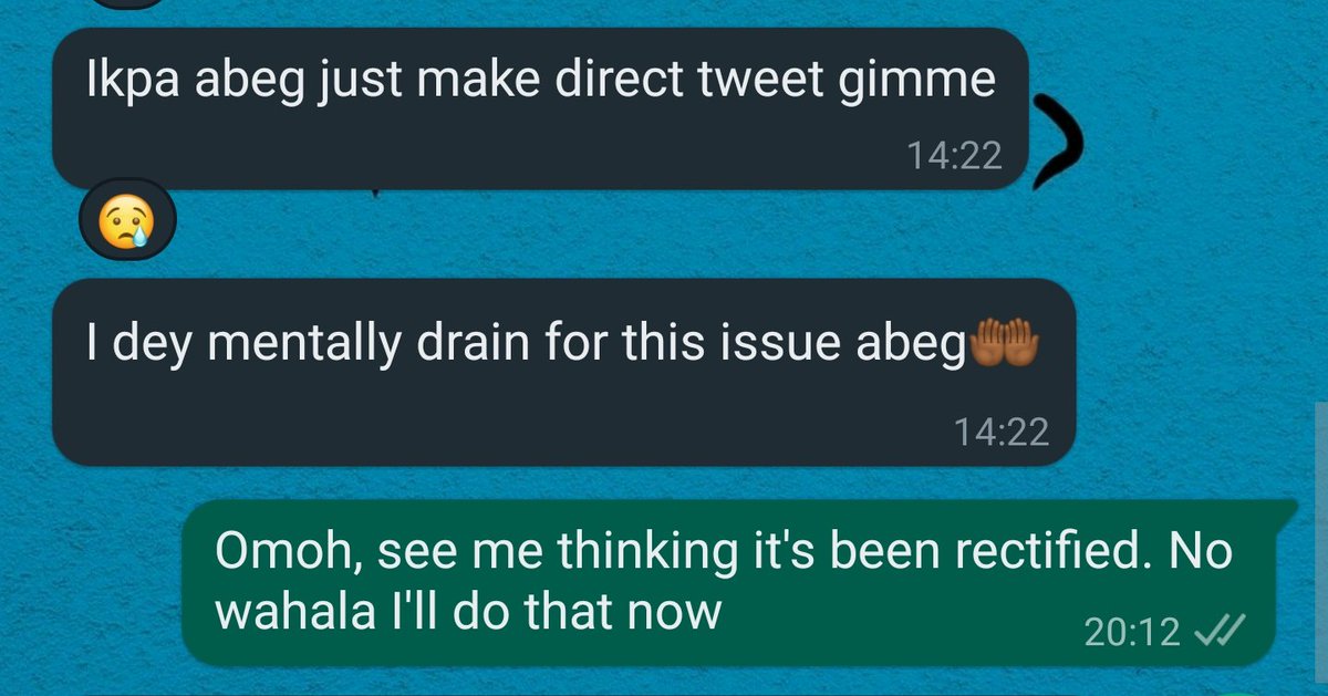 <a href="/joinkuda/">Kuda App</a> <a href="/kudahelp_ng/">Kuda App Support</a> what's happening, my brother <a href="/imohetukafia/">unidentified_male</a> has made several complaints about the issue of restricted account and you keep refering him to your inbox but no one ever replies. This had been going on for more than a week now.