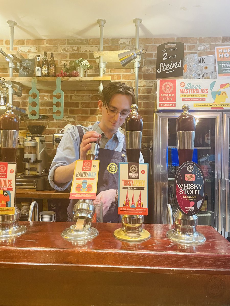 Harry is on the pull tonight!  And by that we mean pints… obviously.  Come on down and try our hyper local beer - brewed right here on site!  Plus you’ll get to meet Harry, which is cool because he’s basically an influencer now.🍻