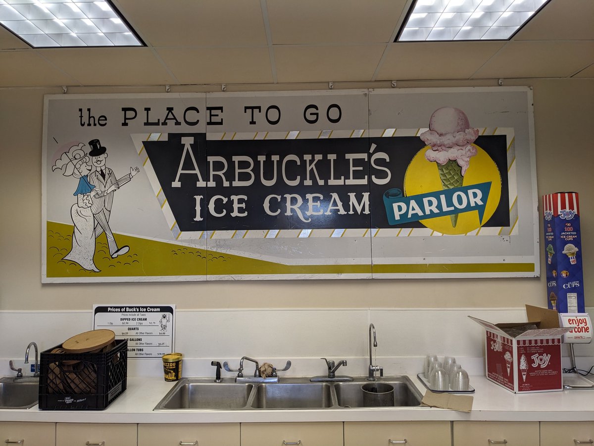 Buck's is back! Home of Tiger Stripe ice cream, Buck's is now open Monday through Friday, 12-5 p.m. CAFNR students work in the shop, making more than a dozen flavors fresh on the #Mizzou campus. New this semester, check out the vintage sign from when Buck's first opened!