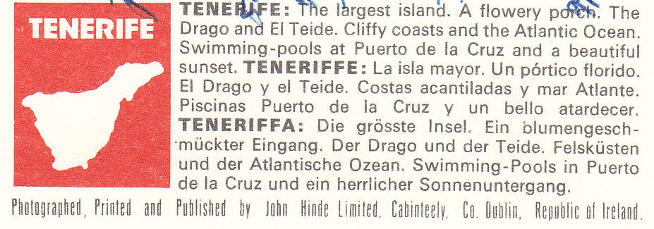 MarjeMolder's tweet photo. #philately #Spanish #Greetings John Hinde #postcard w/ 5 views + tourist map of #Tenerife #Spain largest of the Canary Islands PU #stamps 7 PTAS (1974) Mi: 2122 Yt: 1882 Sc: 1855 sent from PM #LasAmericas Nov. 17, 1976 to #Victoria #BC #Canada #deltiology #timbres #estampillo https://t.co/Y9ymCTHvPd