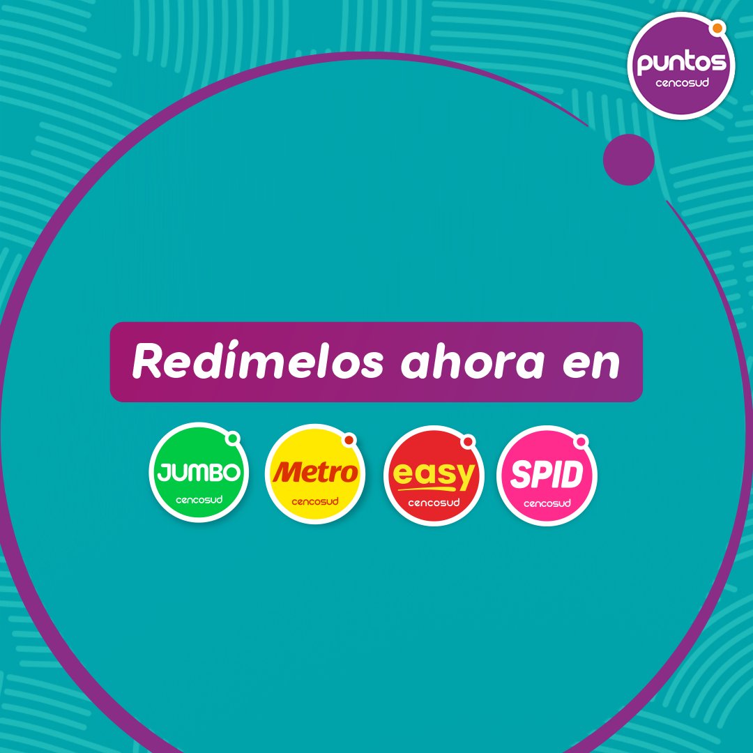 Completa la frase y coméntala en este post. 🧠 Coloca la inicial de cada objeto y descubre en cuanto tiempo se vencen tus puntos.🟣 
Redímelos comprando en Jumbo, Metro, Easy y Spid, antes de que se vayan a vencer. 😧
#ApúntaloEnTusPlanes #PuntosParaTodo #PuntosCencosud