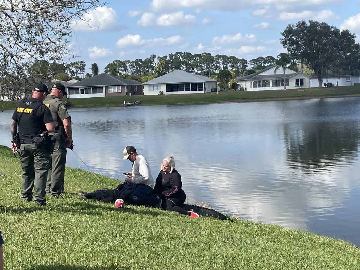 Tiffany Kenney (@wpbf_tiffany) on Twitter photo An 85 year old woman was killed in an alligator attack in Fort Pierce. According to investigators, she was walking her dog along her community lake when the huge gator lunged out of the water and grabbed her. The gator is more than 10-feet long. <a href="/WPBF25News/">WPBF 25 News</a> An 85 year old woman was killed in an alligator attack in Fort Pierce. According to investigators, she was walking her dog along her community lake when the huge gator lunged out of the water and grabbed her. The gator is more than 10-feet long. <a href="/WPBF25News/">WPBF 25 News</a>