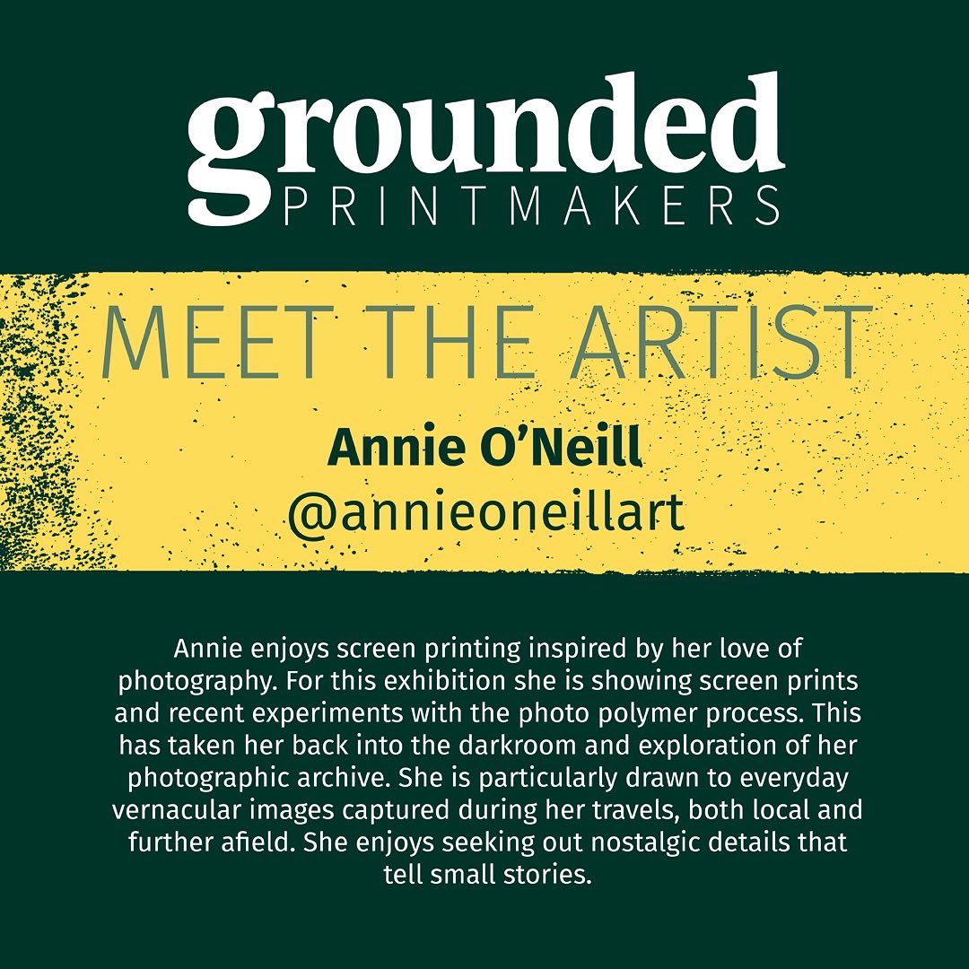 GroundedPrint's tweet photo. Kicking off the week by introducing artist Annie O’Neill ahead of our Spring Show @HotBedPress in March!

Find out more about our upcoming exhibition and get your free tickets to our private view here https://t.co/mLlh3Aj4sU https://t.co/I76tsMojsV