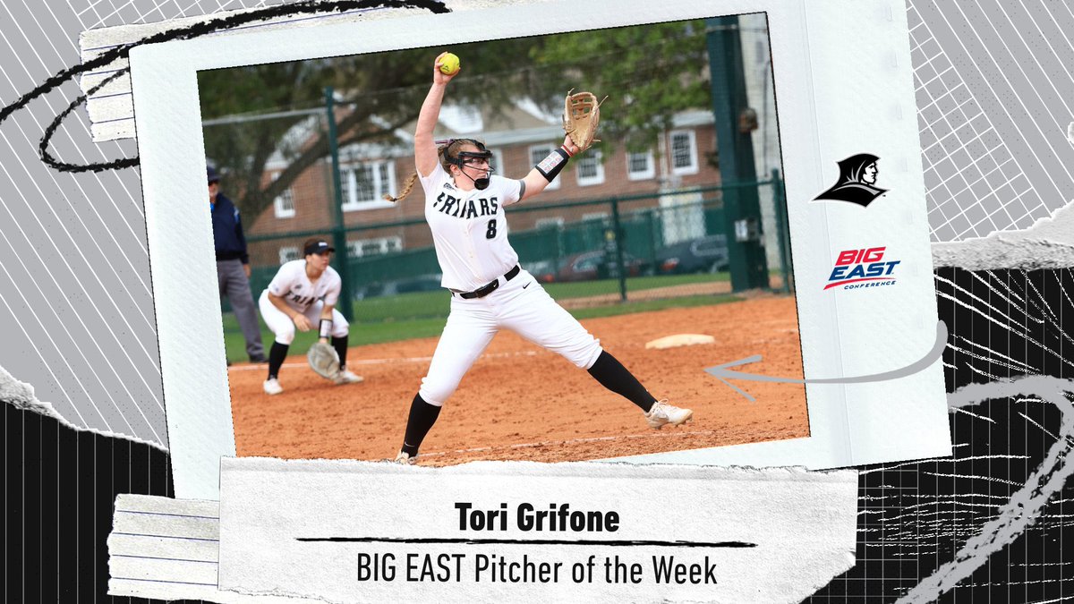 Congratulations to Jacque Harrington and Tori Grifone for earning BIG EAST Weekly honors! Keep working hard! 💪 #GoFriars