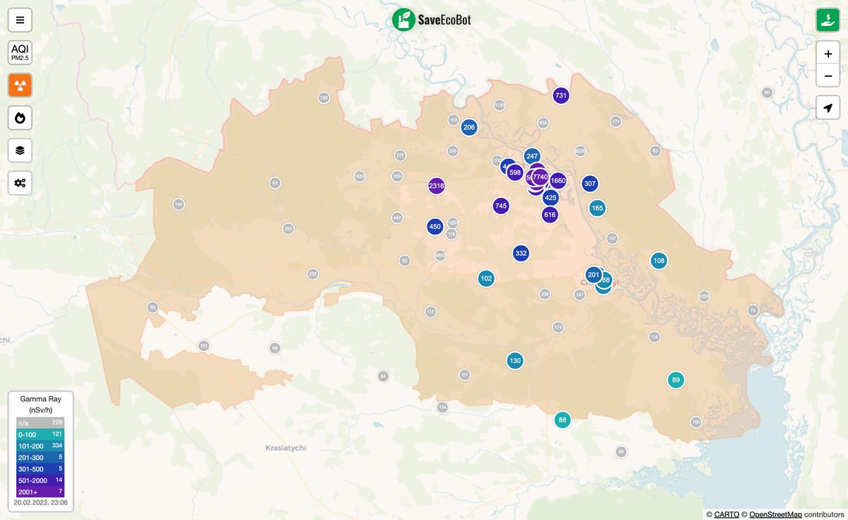 SaveEcoBot (@saveecobot) on Twitter photo Fascinating news. We’ve restored the access to the radiation data from the sensors installed in the Chornobyl Exclusion Zone. The data is provided by the Ecozagroza system of <a href="/mindovkillya/">Міндовкілля України</a>. Radiation levels are within typical values for this area. saveecobot.com/en/radiation-m… Fascinating news. We’ve restored the access to the radiation data from the sensors installed in the Chornobyl Exclusion Zone. The data is provided by the Ecozagroza system of <a href="/mindovkillya/">Міндовкілля України</a>. Radiation levels are within typical values for this area. saveecobot.com/en/radiation-m…