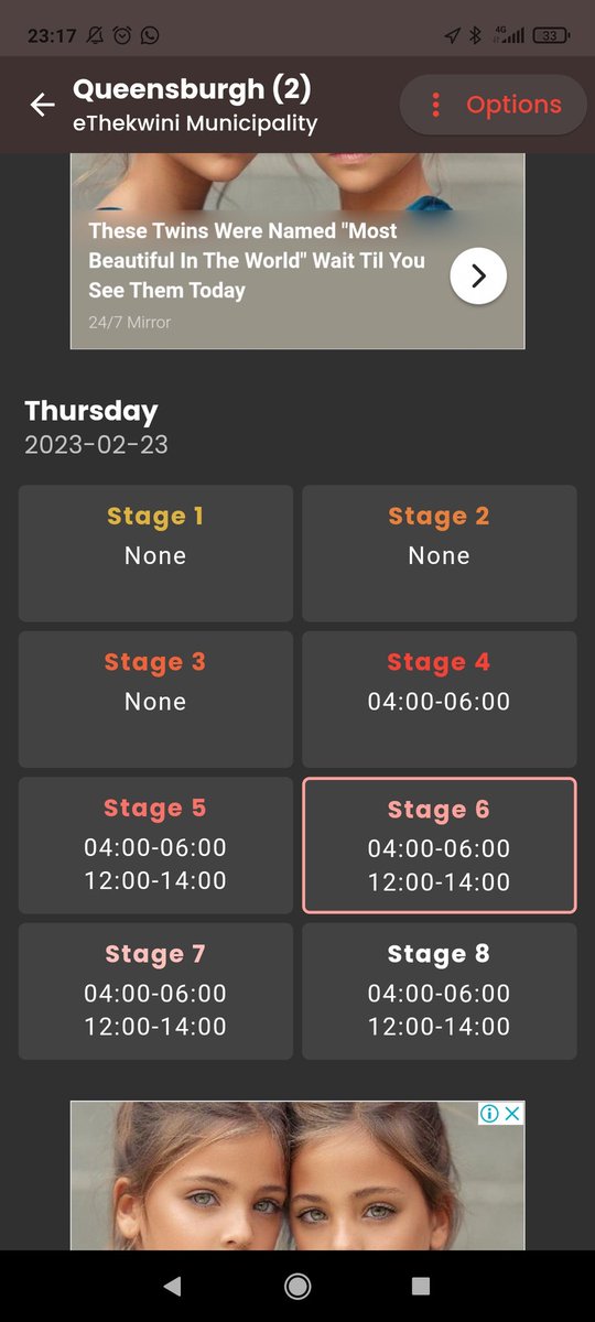 Sp1ceGold's tweet photo. Can someone make this make sense... Why do peeps in Durbs not get shed has much? #Eskom #Loadshedding #loadsheddingstage6 #Durban https://t.co/5SnouSYp19