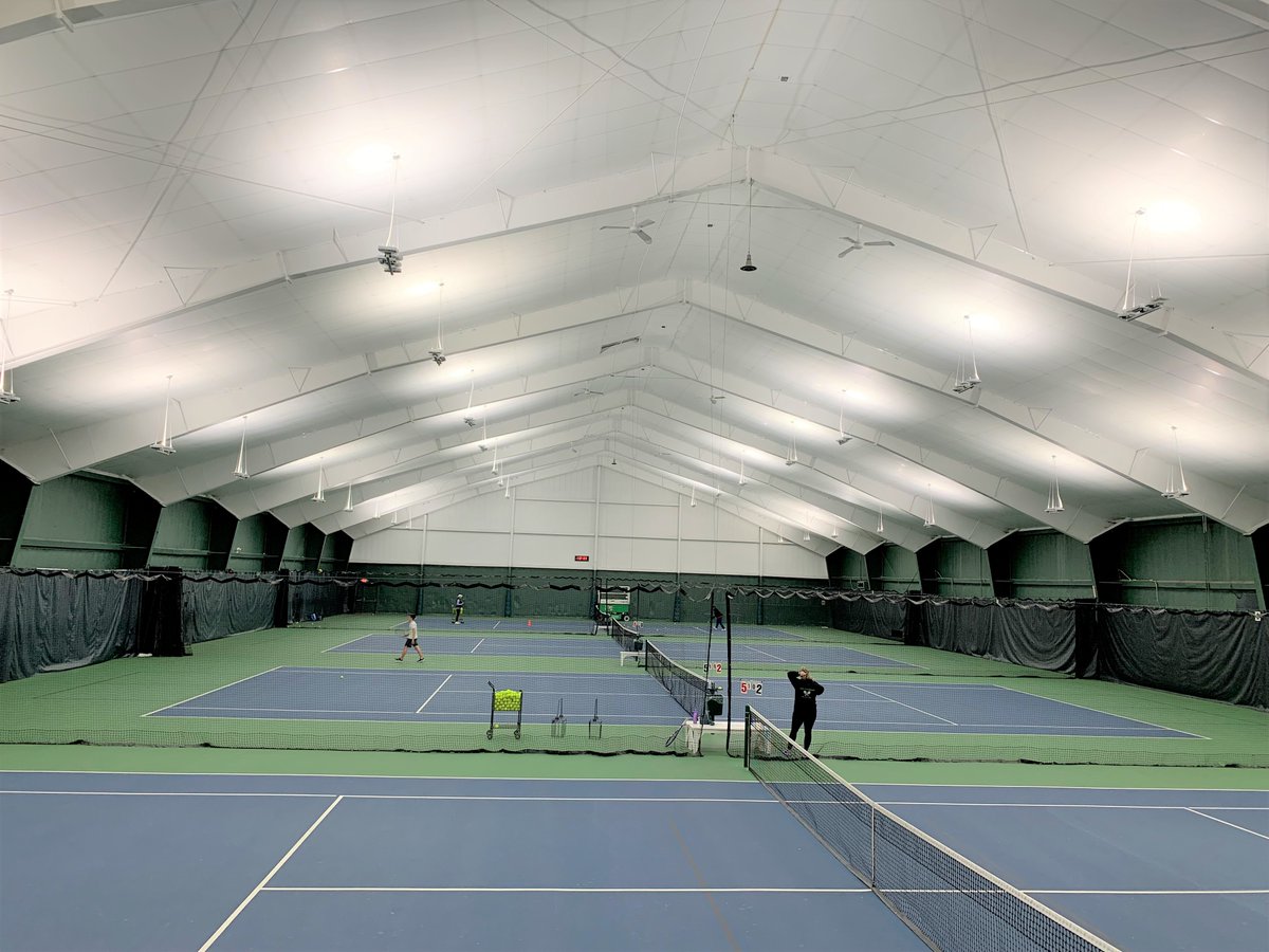 SportsInteriors's tweet photo. Last week we stopped by the @ktc_quail Tennis Clubs in OH and we couldn't help but capture a few photos of these premier facilities.
Our Lighting & Liner Systems are looking πππ
Learn more: https://t.co/J8UVRiBECZ
#tennis #indoortennis #ledlighting #linersystem #OH #USTA https://t.co/GleCzrHMBb