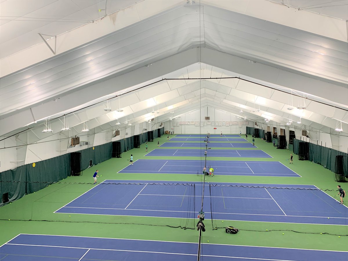 SportsInteriors's tweet photo. Last week we stopped by the @ktc_quail Tennis Clubs in OH and we couldn't help but capture a few photos of these premier facilities.
Our Lighting & Liner Systems are looking πππ
Learn more: https://t.co/J8UVRiBECZ
#tennis #indoortennis #ledlighting #linersystem #OH #USTA https://t.co/GleCzrHMBb