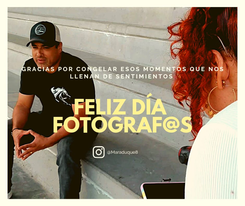 Maraduque08's tweet photo. ¡Gracias!
A todos los camarógrafos📷 y fotógrafos📷 por su labor, ellos tienen la capacidad de mostrarnos una realidad muy sutil, dejando marcado un momento importante que con la imagen siempre recordaremos.
¡Feliz Día! 🥳
.
#MaraDuque #Repensandoelfuturo #Camarografo #fotografo https://t.co/pHT4tCUkMq