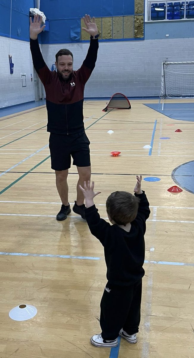 Hands up if you love football with your supertot and Coach <a href="/Ethan_Morris00/">Ethan Morris</a> on Fridays 4-445pm at Abertillery Sports Centre ?
Come and join the fun this week , it’s a great way to spend quality time with your little one being active.
<a href="/ALSportDev/">Aneurin Leisure Sports Development</a> <a href="/sportwales/">Sport Wales</a>