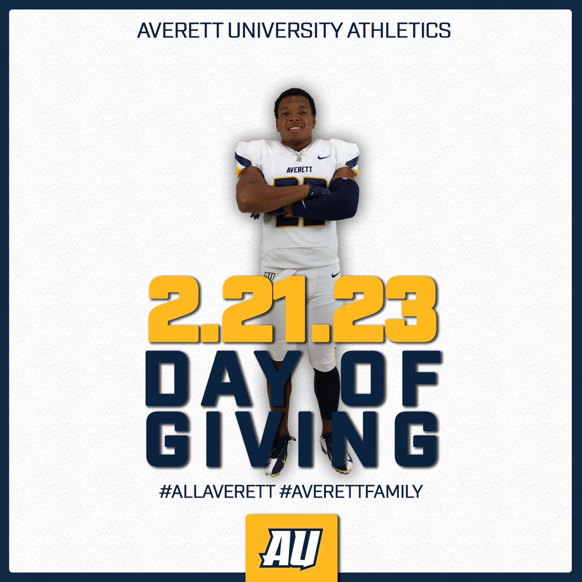 🚨We are less than 24 hours away from the annual Averett Athletics Day of Giving. On this day, all of your donations go directly to the program of your choice! Keep @averettfootball in mind 🚨#AverettFamily #d3fb