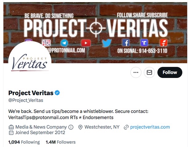 RSCNY13069's tweet photo. @Project_Veritas @pfizer Losing followers at this rate, about 1000 every 3 minutes. You guys should be @ Zero followers in a few days https://t.co/x8MgSbfS4G