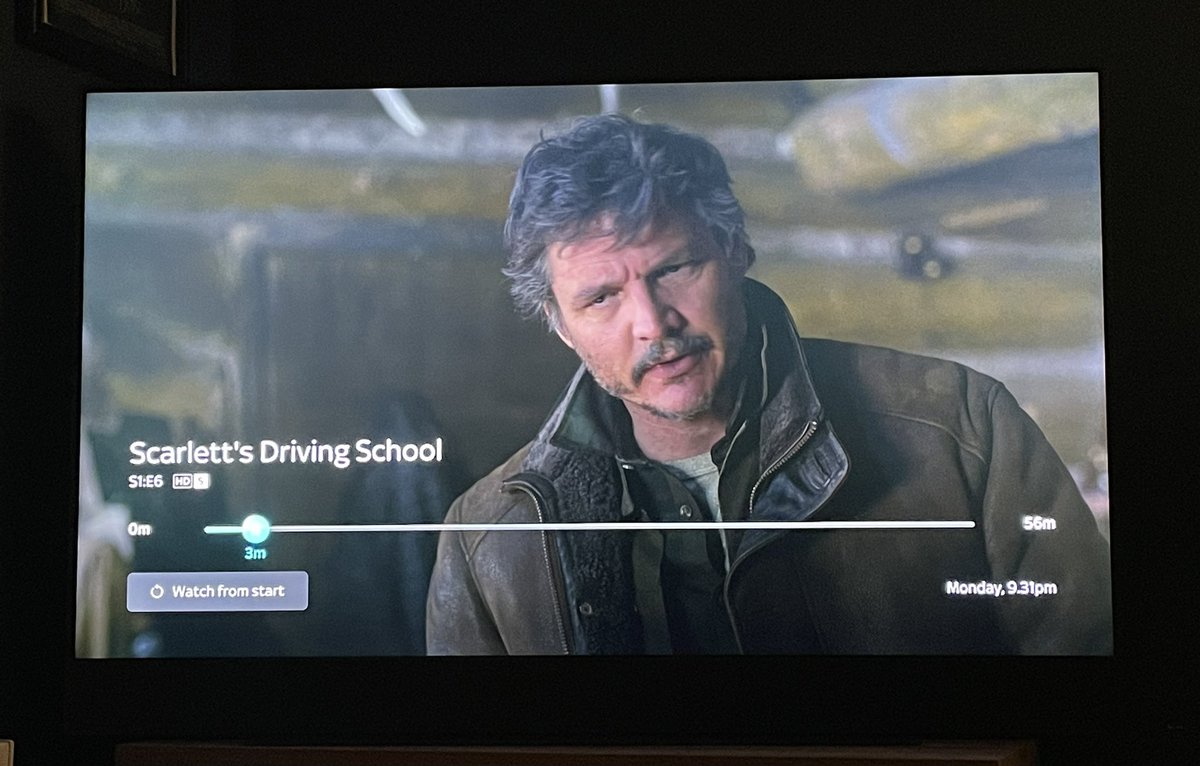 Bloody hell, Scarlett’s Driving School has taken a dramatic turn. #TheLastOfUs