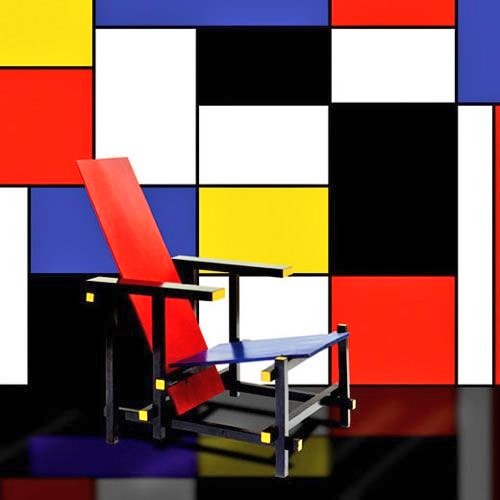 Sigue el ciclo #EnsillArte, donde hablaremos de la #silla como objeto del #arte, para el #TwitterCultural.

Esta es la famosa silla roja y azul (The Red Blue Chair), diseñada en 1917 por Gerrit #Rietveld.

Pero no es una silla: es el borrador del manifiesto #DeStijl.

Te cuento⬇️
