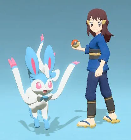 looks like it's sylveon day! I wanted to share some love my shiny boy, Jun! He's still hanging in Galar #ニンフィアの日 