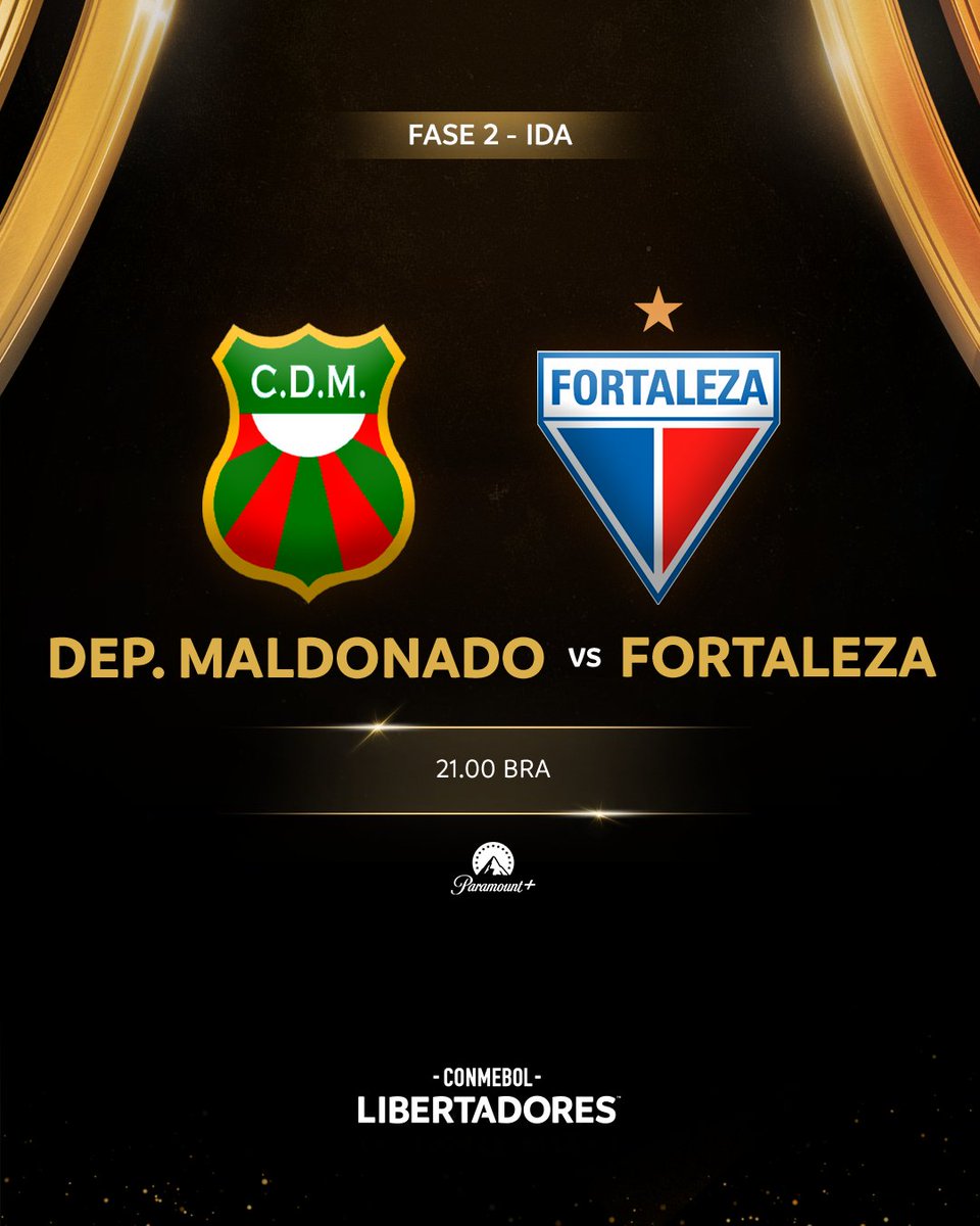 LibertadoresBR's tweet photo. 🇺🇾⚽🇧🇷 O @FortalezaEC inicia sua segunda disputa de CONMEBOL #Libertadores, no Uruguai, diante do @maldosad, no jogo de ida pela Fase 2. 

🦁 É o Laion pela #GloriaEterna de novo! https://t.co/kjKOEeQWJD