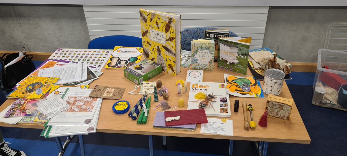 BeesStemMIC's tweet photo. We had a fantastic session with Geraldine Byrne today, learning about all everything to do with bees! We would like to thank Geraldine for sharing her experience and passion for bee-keeping! https://t.co/MZEJpm8MmG