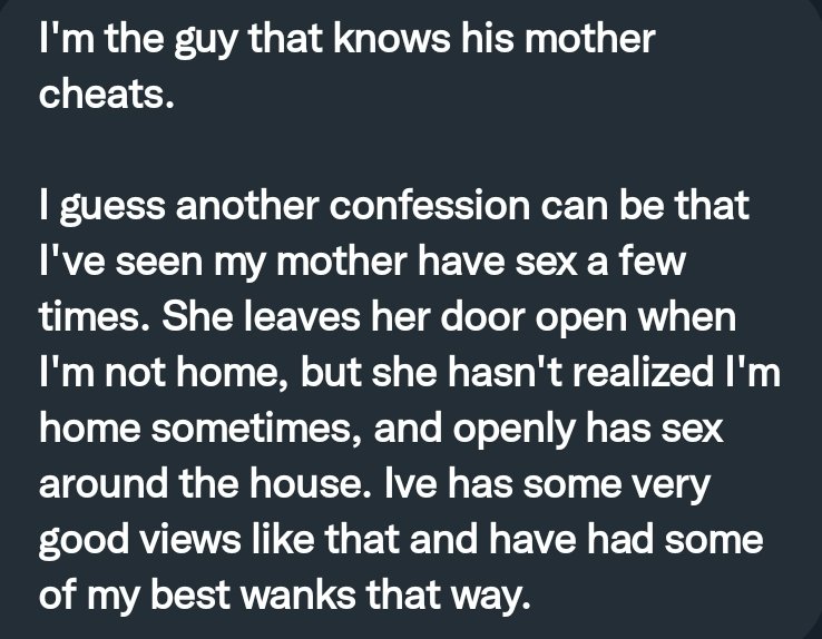 Pervconfession On Twitter He Saw His Mom Get Fucked